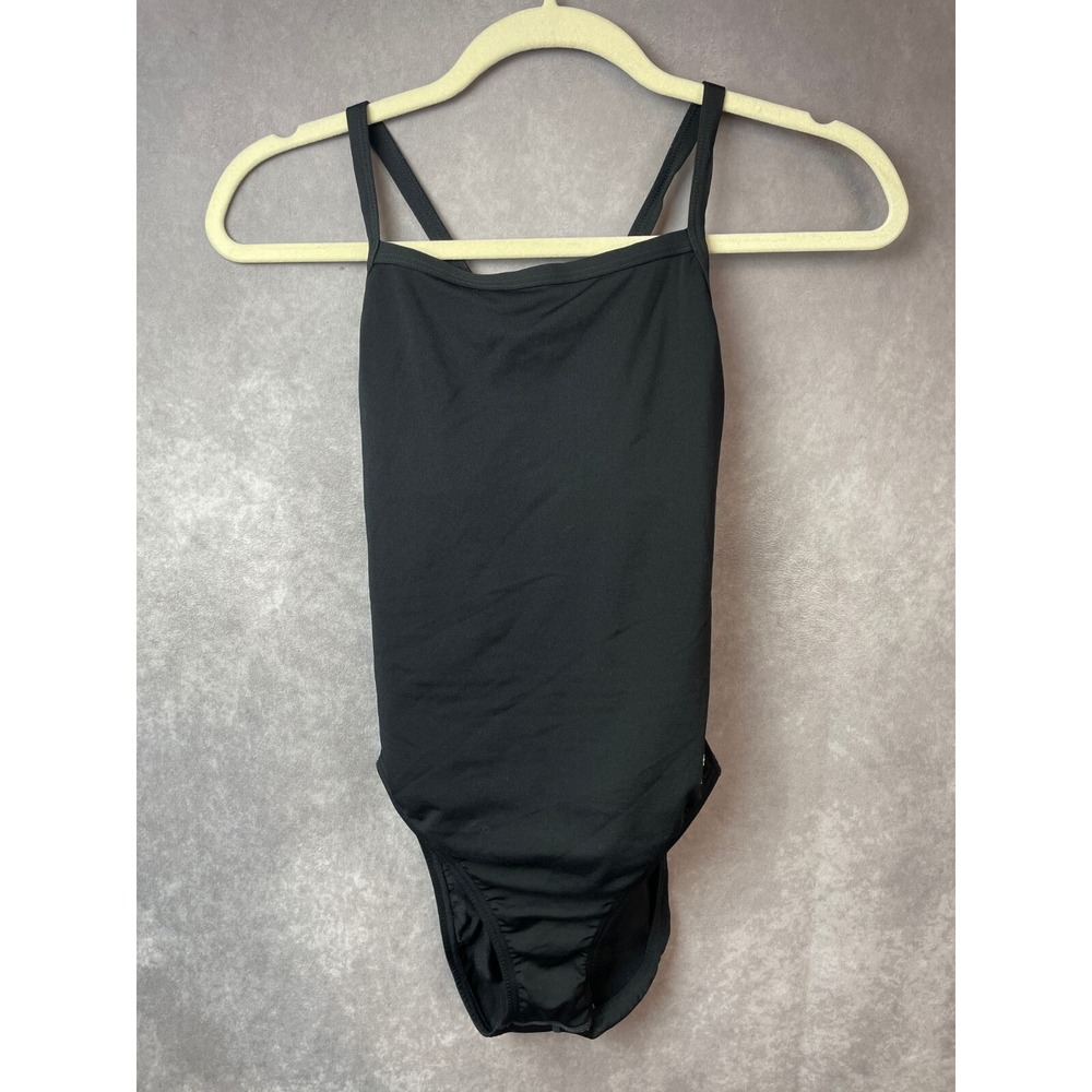 Speedo Endurance+‎ One Piece Swimsuit Womens 30 Black Excellent Crisscross Back